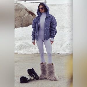 Free People Love Lift Purple Jacket